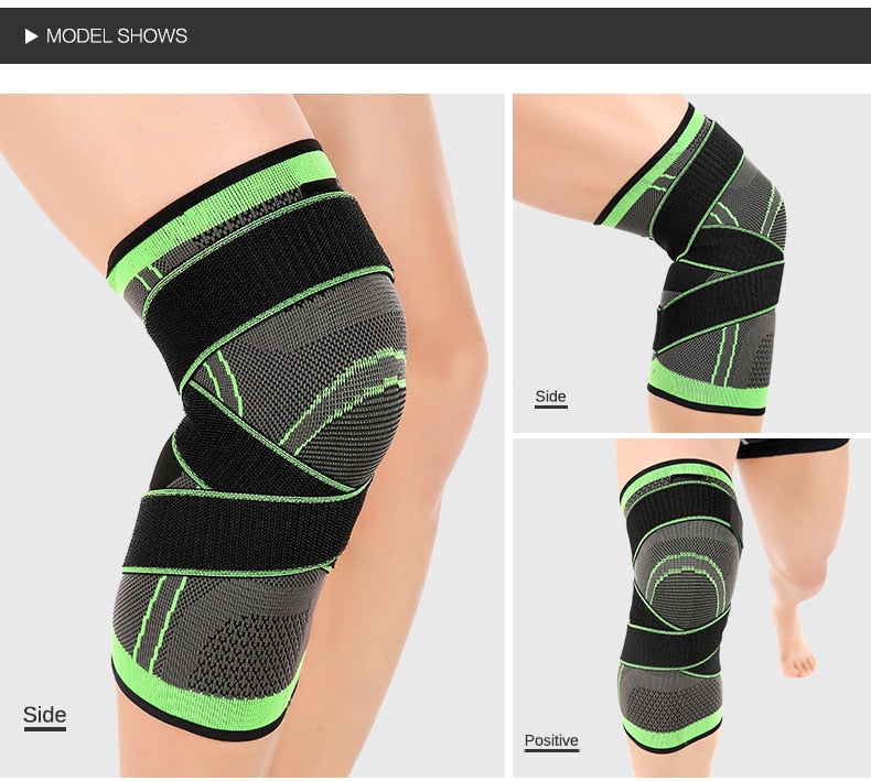 Sports Fitness Knee Pads Support Bandage Braces Elastic Nylon Sport Compression Sleeve for Basketball