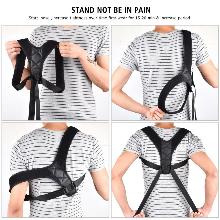 Strap Brace Shoulder Spine Support Lumbar Posture Orthopedic Belts