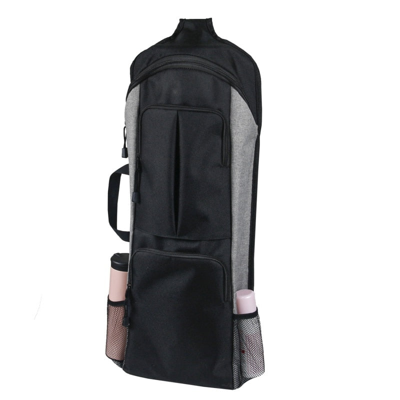 New Canvas Waterproof Yoga Bag Multifunction Pocket Yoga Mat