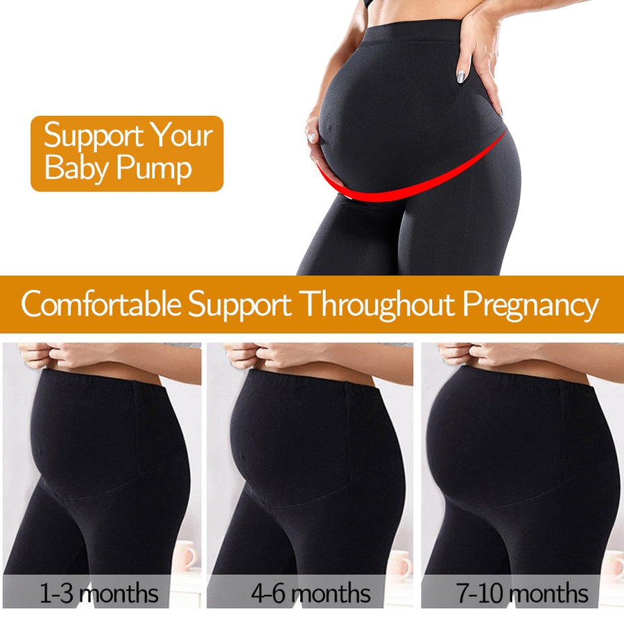 Maternity Yoga Pants Support Belly Leggings Pregnancy Trousers Pregnant