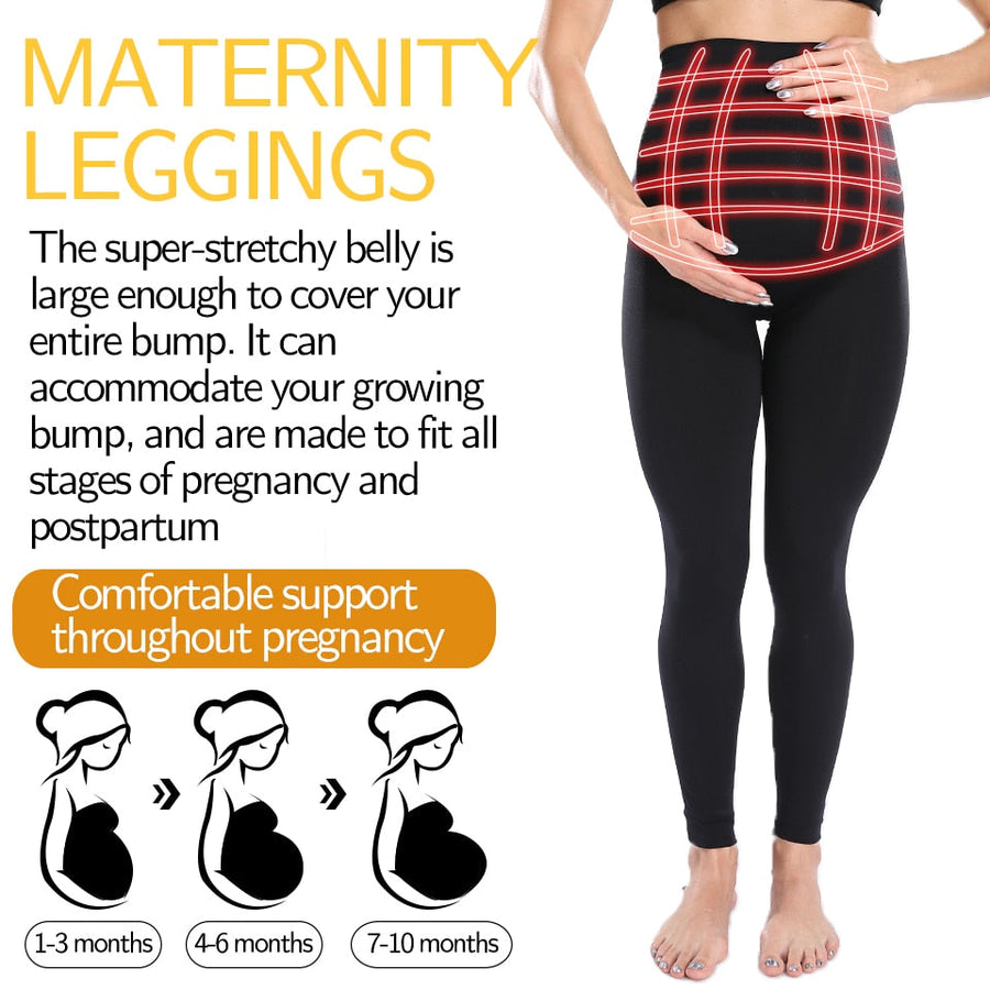 Maternity Yoga Pants Support Belly Leggings Pregnancy Trousers Pregnant