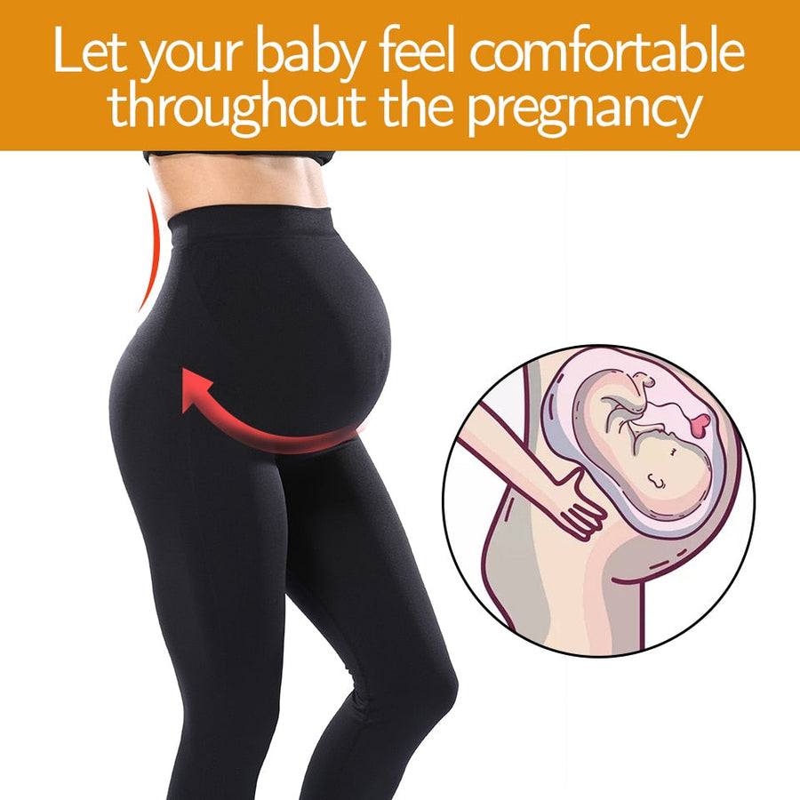 Maternity Yoga Pants Support Belly Leggings Pregnancy Trousers Pregnant