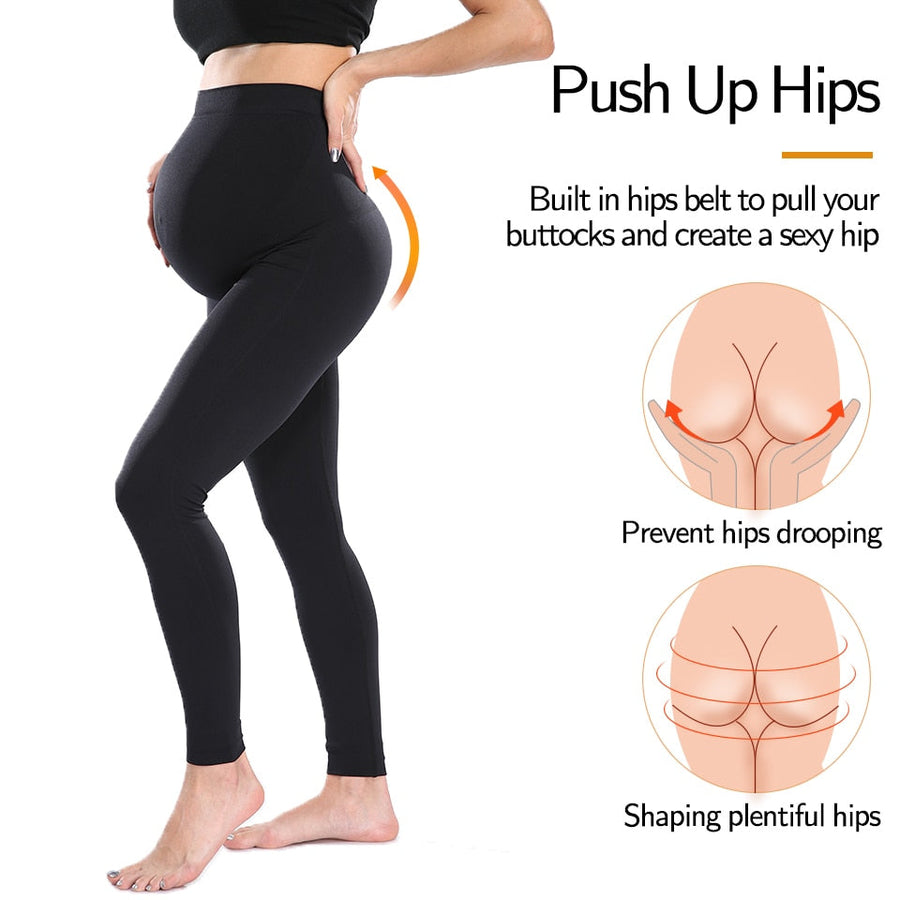 Maternity Yoga Pants Support Belly Leggings Pregnancy Trousers Pregnant