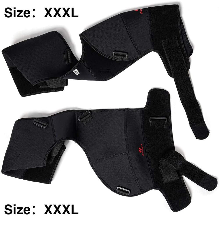 Kuangmi Double Shoulder Support Strap Adjustable Bandage Sports Double Shoulder