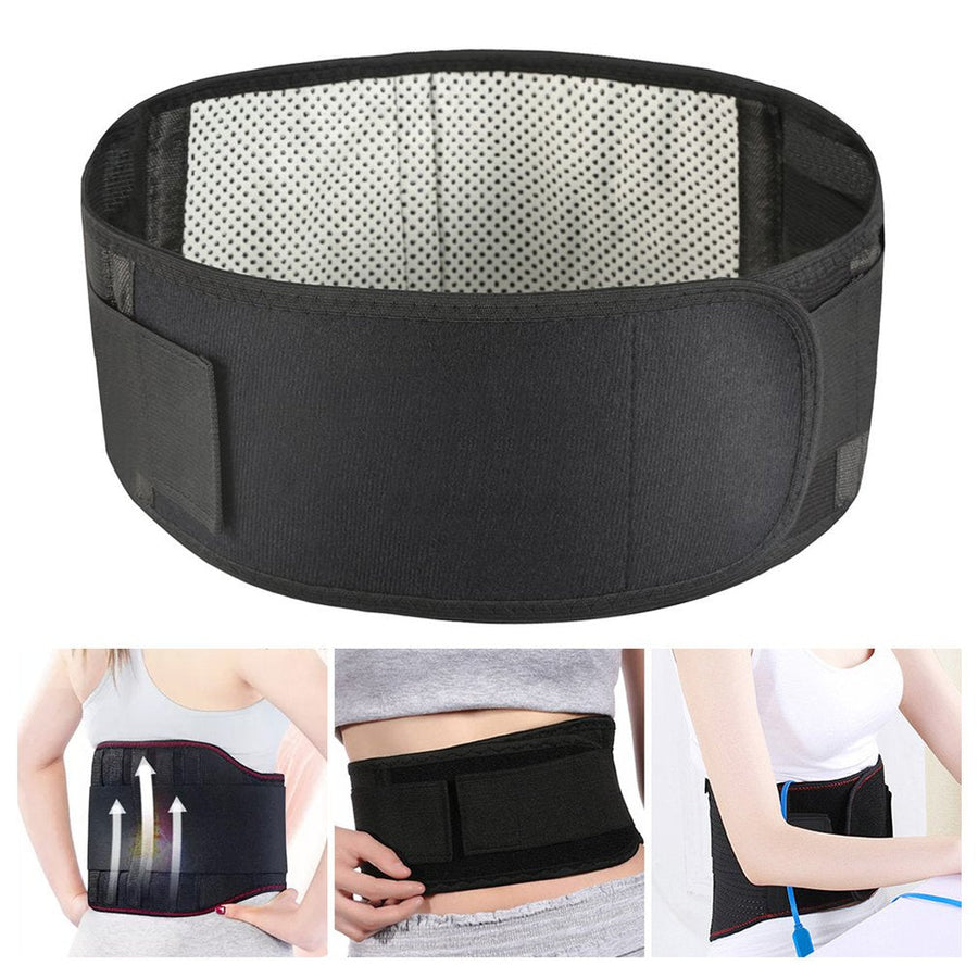 Magnetic Self-Heating Lower Back Lumbar Waist Pad Belt Support Protector