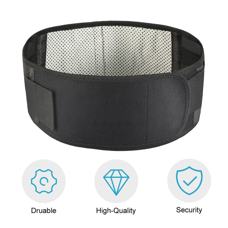 Magnetic Self-Heating Lower Back Lumbar Waist Pad Belt Support Protector