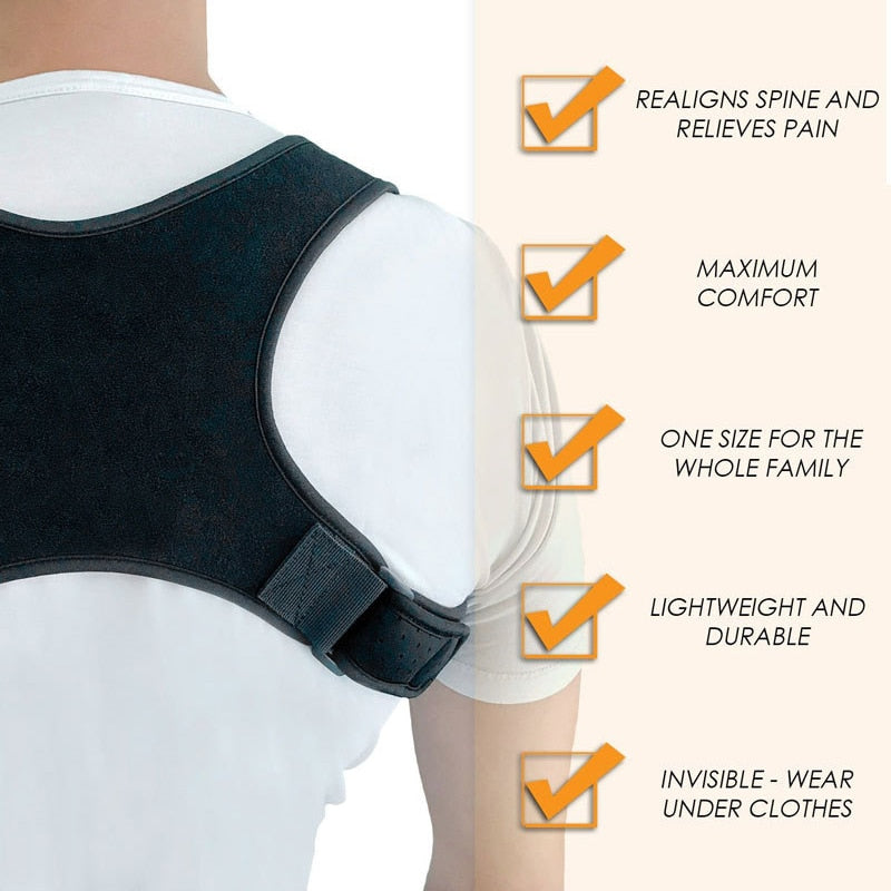 Posture Corrector Adjustable Back Fracture Support Straight Shoulders