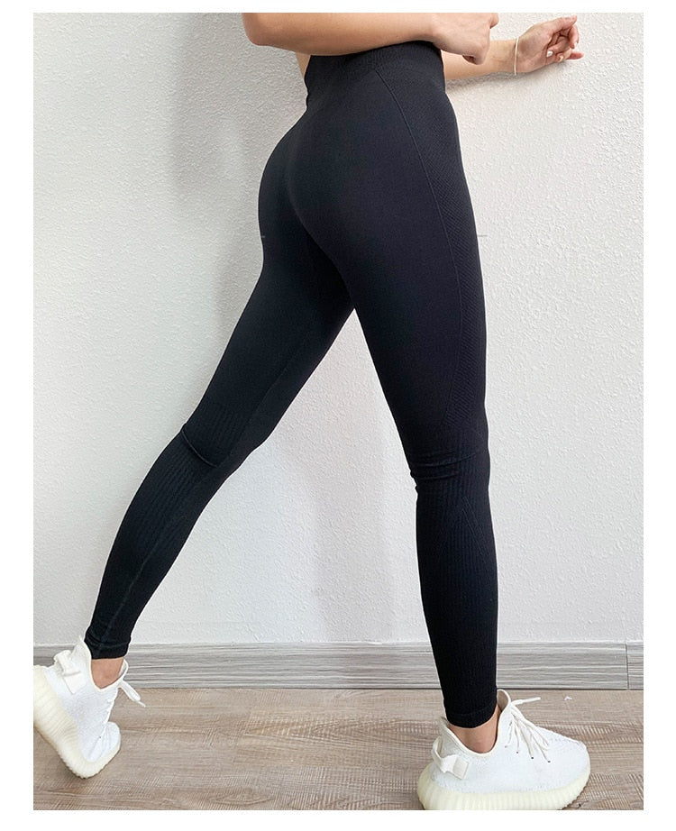 Fitness High Waist Legging Tummy Control Seamless Energy Gymwear