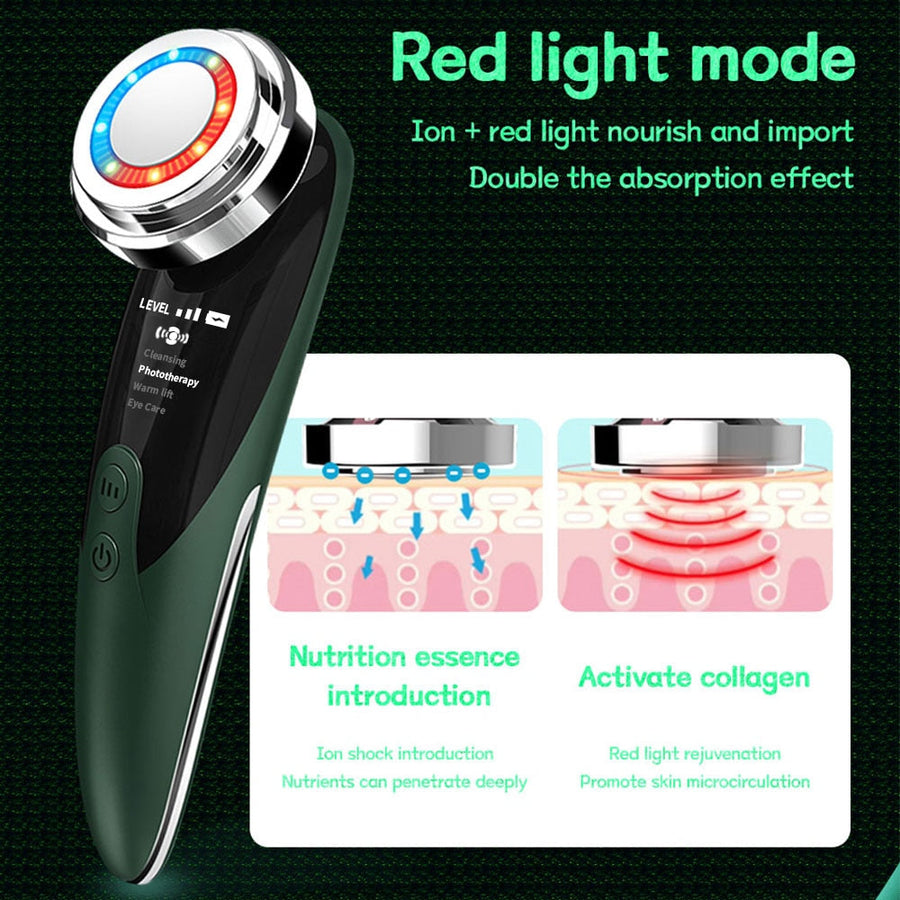 Face Massager Skin Rejuvenation Wrinkle Removal Anti Aging Radio Frequency