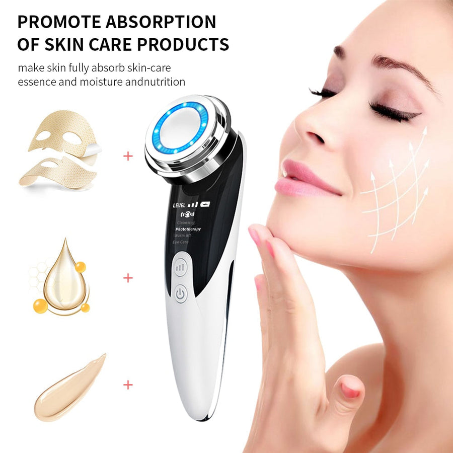 Face Massager Skin Rejuvenation Wrinkle Removal Anti Aging Radio Frequency